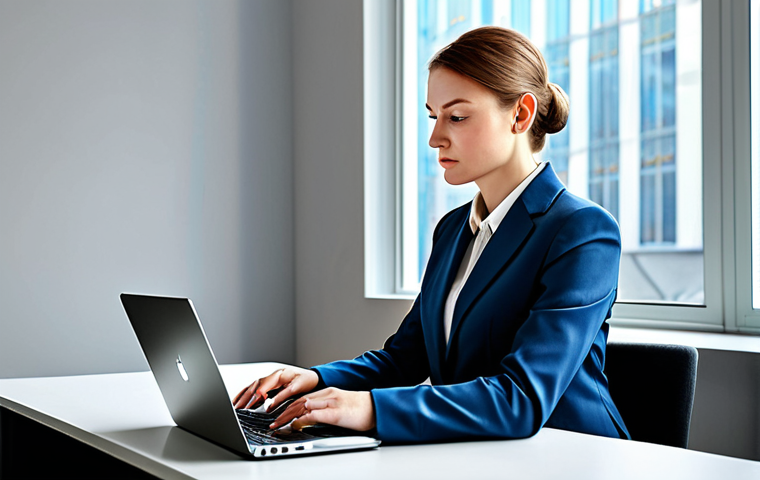 **

A professional woman in a modest business suit, working at a laptop in a modern, light-filled office in Moscow. Fully clothed, appropriate attire, safe for work, perfect anatomy, natural proportions, professional, high-quality digital art.

**