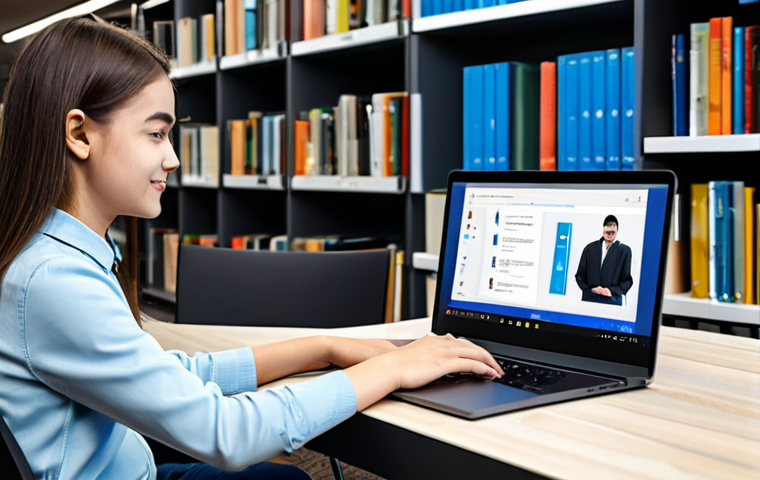 AI-Powered Study Session**
A young, fully clothed student in a modern library setting, studying with the assistance of an AI chatbot on a laptop, safe for work, appropriate content, modest clothing, professional environment, perfect anatomy, correct proportions, well-formed hands, proper finger count, natural body proportions, high quality, friendly and supportive atmosphere, family-friendly, fully clothed, learning concept.
**