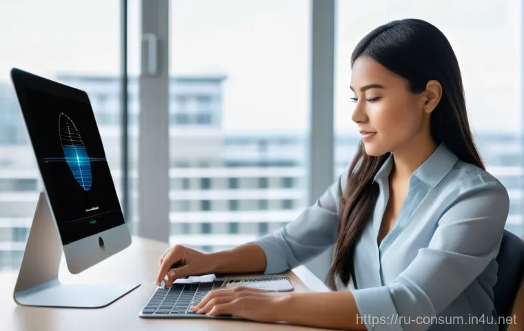 소비자 행동 데이터를 활용한 디지털 서비스 혁신 - **Prompt:** A young professional woman, in her late 20s, with a smart casual style (wearing a tastef...