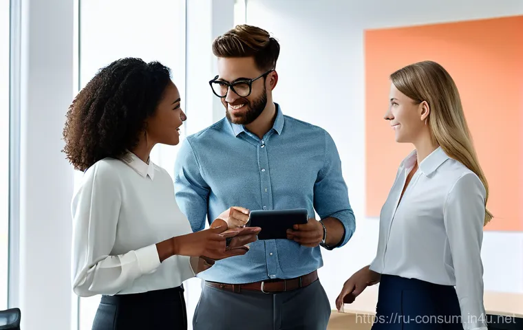 소비자중심 경영 도입 가이드 - **A joyful family picnic in a sunny park.**
    A diverse family of four, consisting of two parents ...