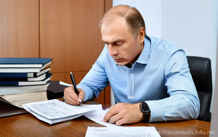 소비자전문기술사 시험 대비 사례 연구 - **Prompt:** A cautious person, gender-neutral, in their 30s, wearing comfortable home attire, sits a...