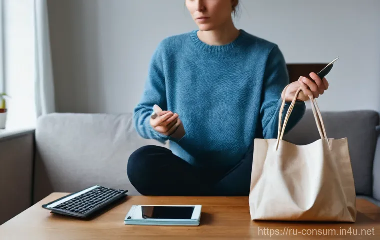소비자 보호 관련 법률 서비스 사례 - **Prompt:** A cozy, well-lit modern Russian apartment living room. A young adult, dressed in comfort...
