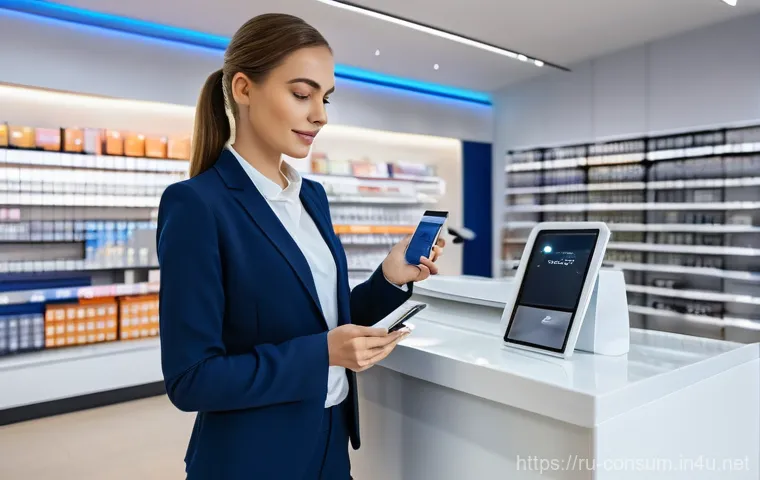소비자 보호 관련 최신 연구 동향 - A cautious adult, a man in his 40s, is seated on a bench in a modern Russian park, his eyes intently...