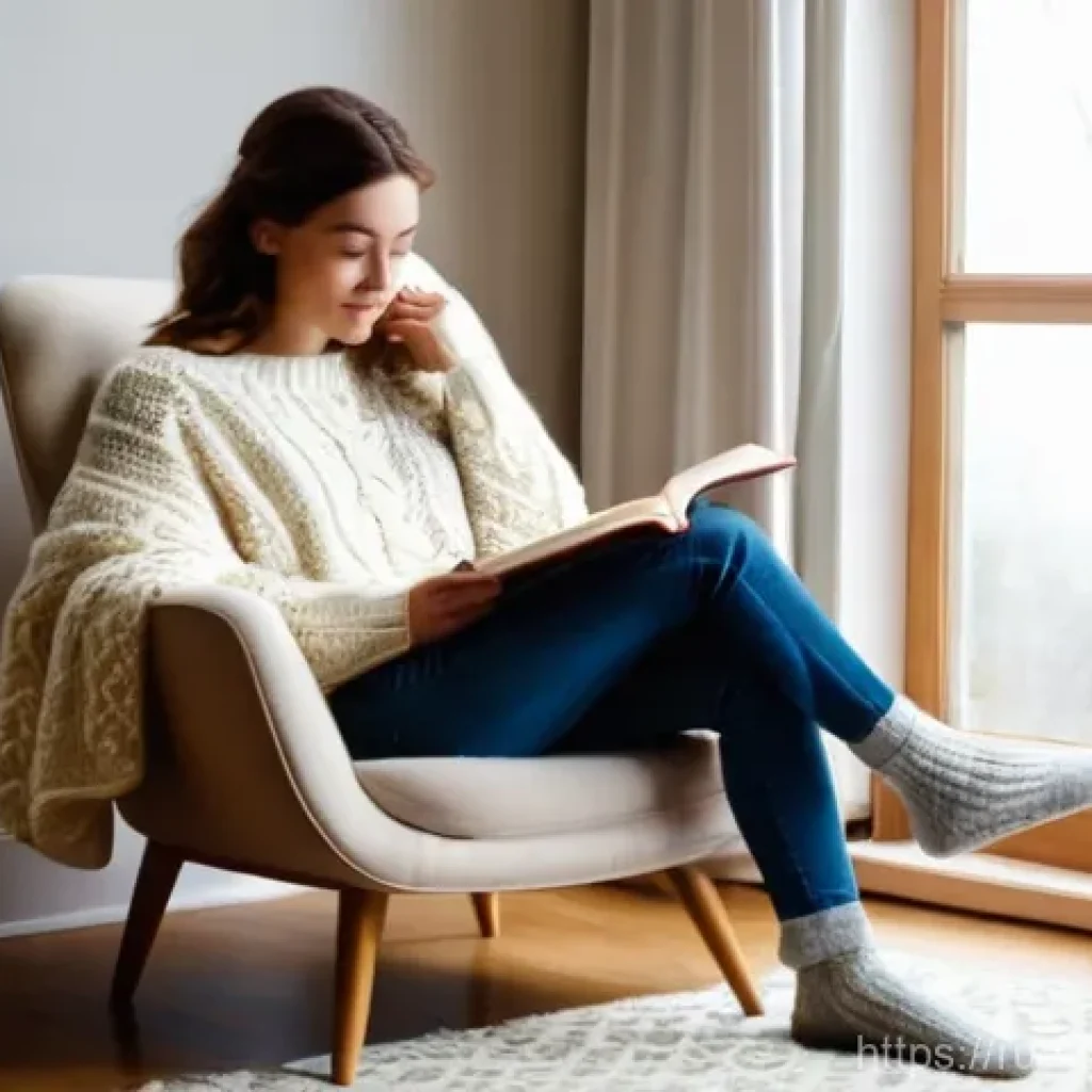 소비자중심 경영과 디지털 혁신의 연계 전략 연구와 분석 - **Prompt 1: Cozy Reading Nook**
    A young woman, approximately 20-25 years old, with soft, wavy br...