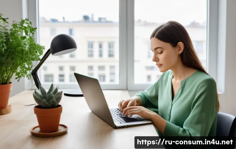 소비자 행동 데이터를 활용한 지속 가능성 혁신 전략 연구와 분석 - **Prompt:** A young, diverse Russian consumer (e.g., a woman in her late 20s to early 30s) is comfor...